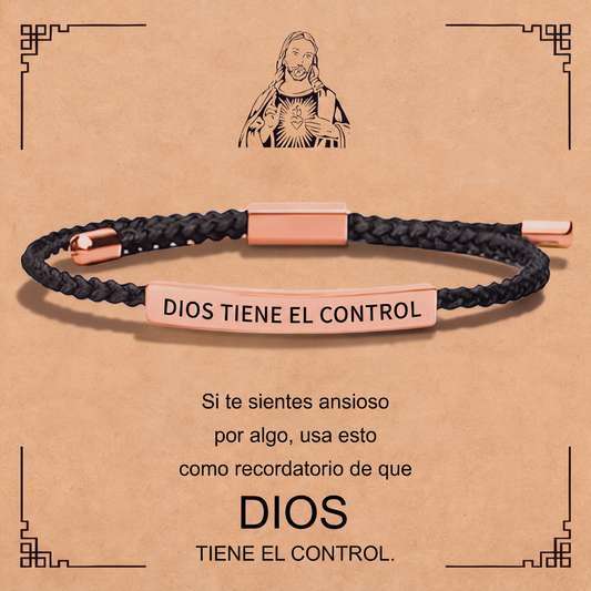 Pulsera Religiosa - Dios Tiene el Control